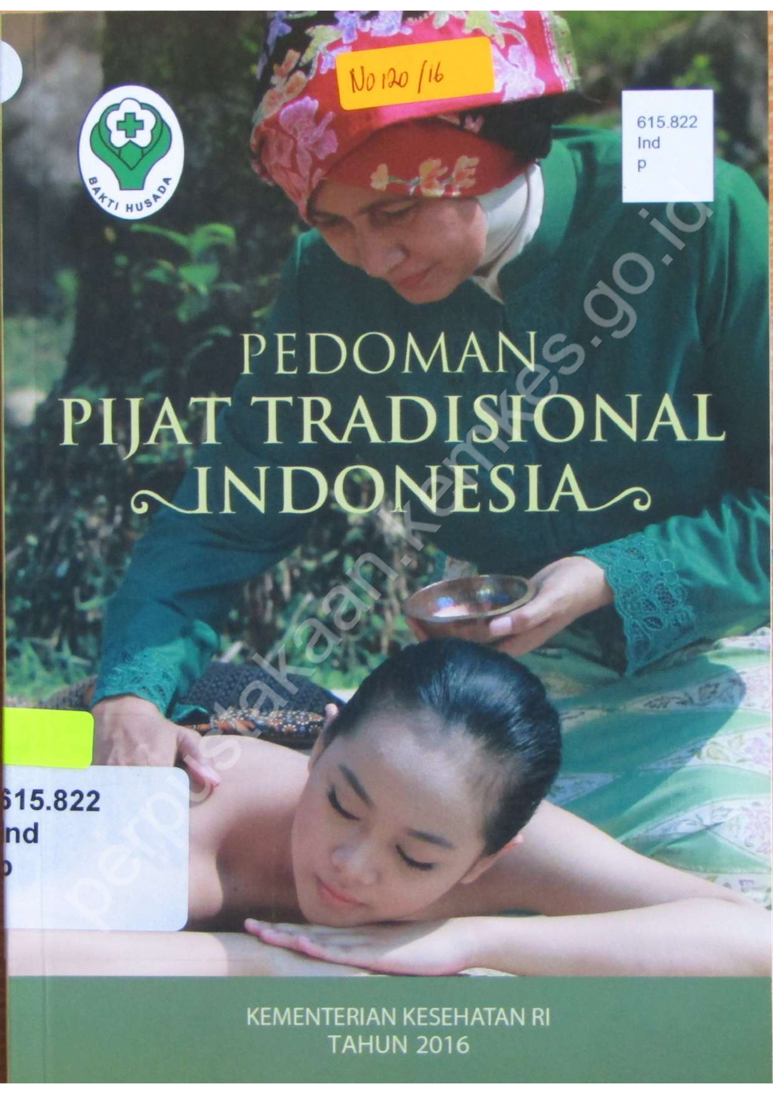 Pedoman Pijat Tradisional Indonesia