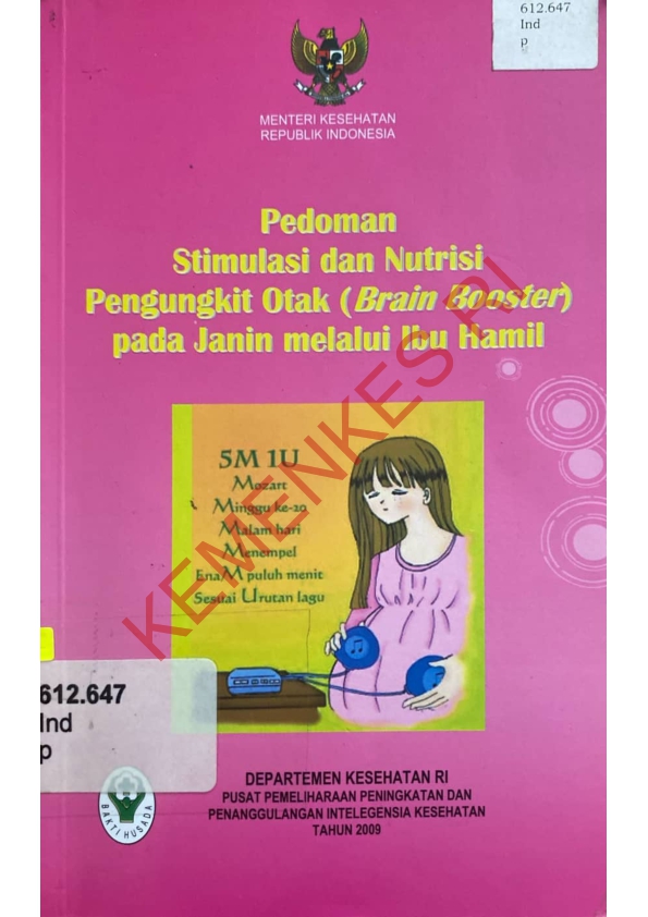 Pedoman stimulasi dan nutrisi pengungkit otak (brain booster) pada janin ibu hamil