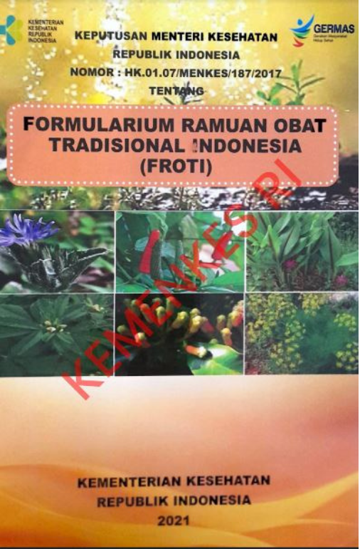 Formularium Ramuan Obat Tradisional Indonesia (Froti)