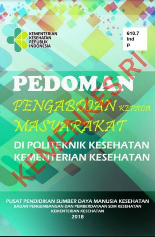 Buku Pengabdian Kepada Masyarakat Di Politeknik Kesehatan Kementerian Kesehatan