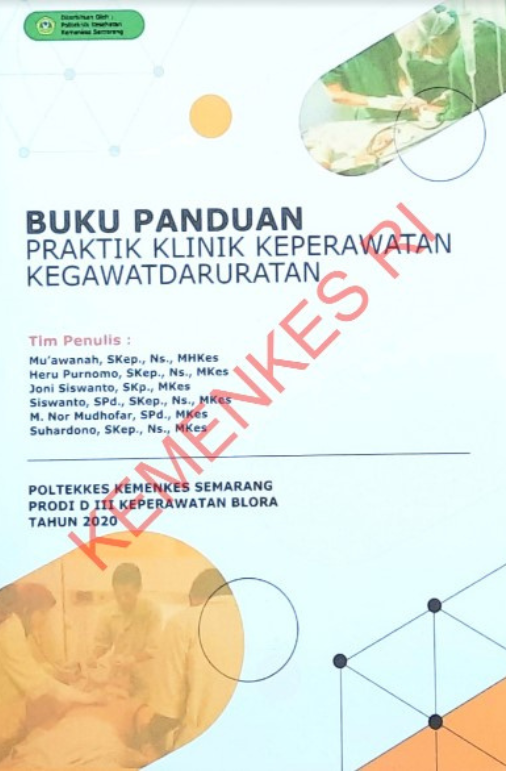 Buku Panduan Praktik Klinik Keperawatan Kegawatdaruratan