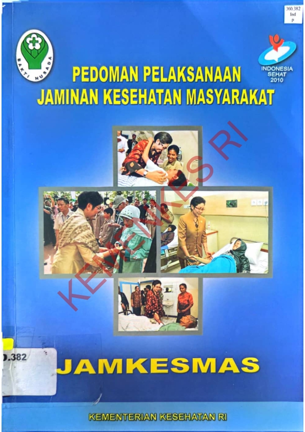 PEDOMAN PELAKSANAAN JAMINAN KESEHATAN MASYARAKAT