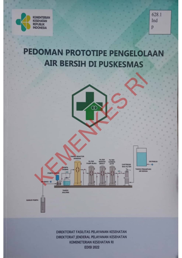 Pedoman Prototipe Pengolahan Air Bersih Di Puskesmas