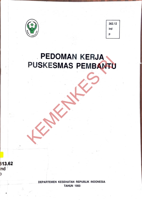 Pedoman Kerja Puskesmas Pembantu