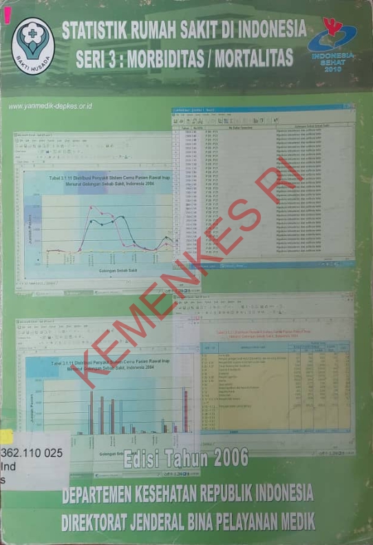 Statistik rumah sakit di indonesia : Seri 3 mordibilitas mortalitas