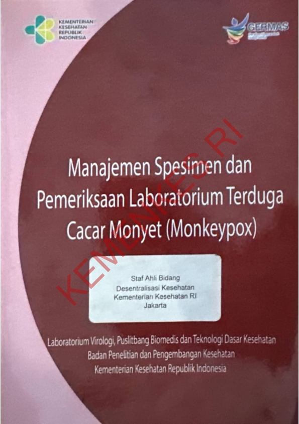 Manajemen Spesimen dan Pemeriksaan Laboratorium Terduga Cacar Monyet (Monkeypox)