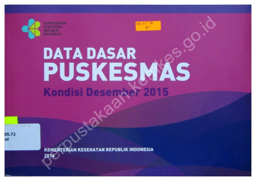 Data Dasar Puskemas : Kondisi Desember 2015