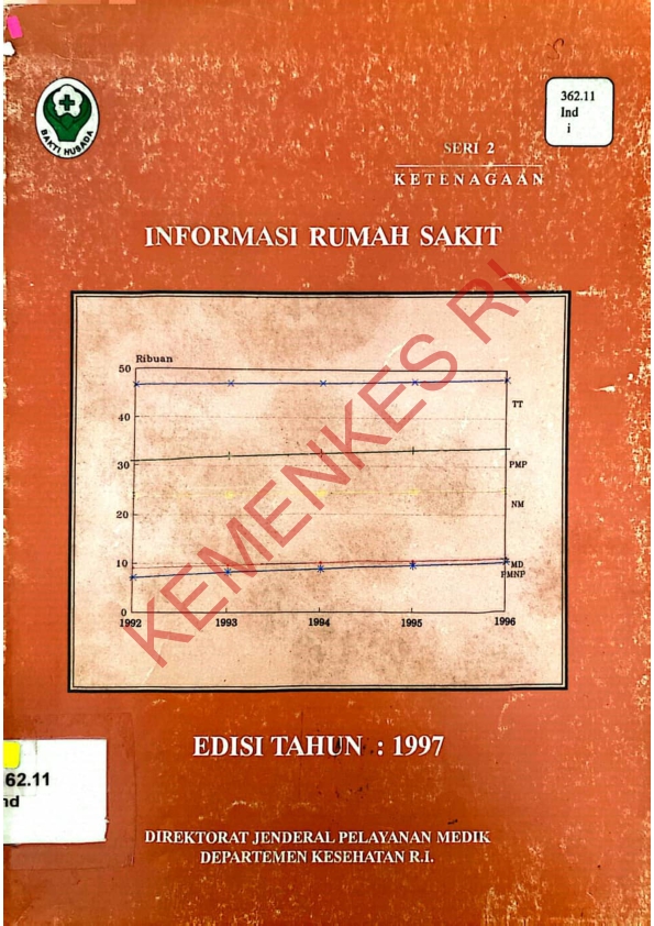 Informasi rumah sakit tahun 1997 seri 2 ketenagaan