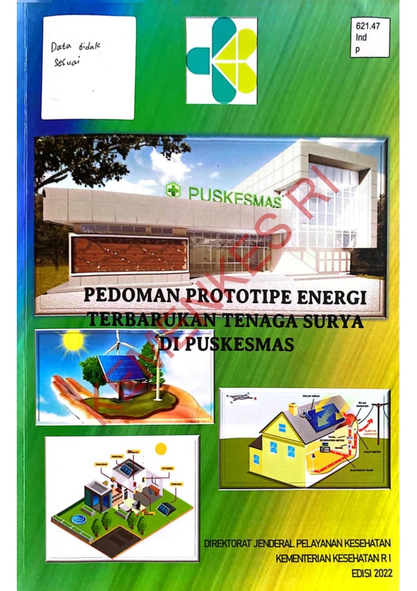 Pedoman Prototipe Energi Terbarukan Tenaga Surya di Puskesmas