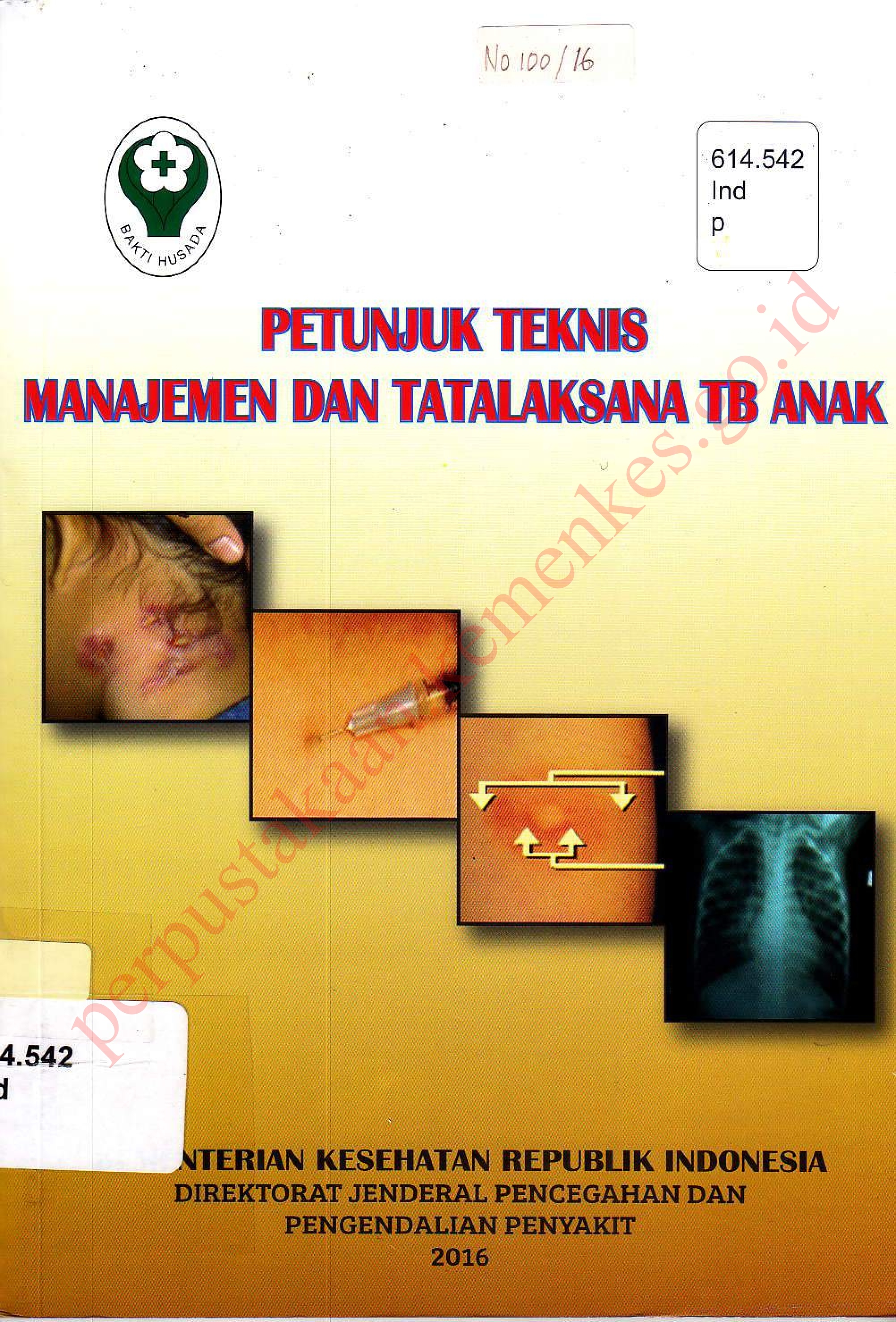 Petunjuk Teknis Manajemen dan Tatalaksana TB - Anak