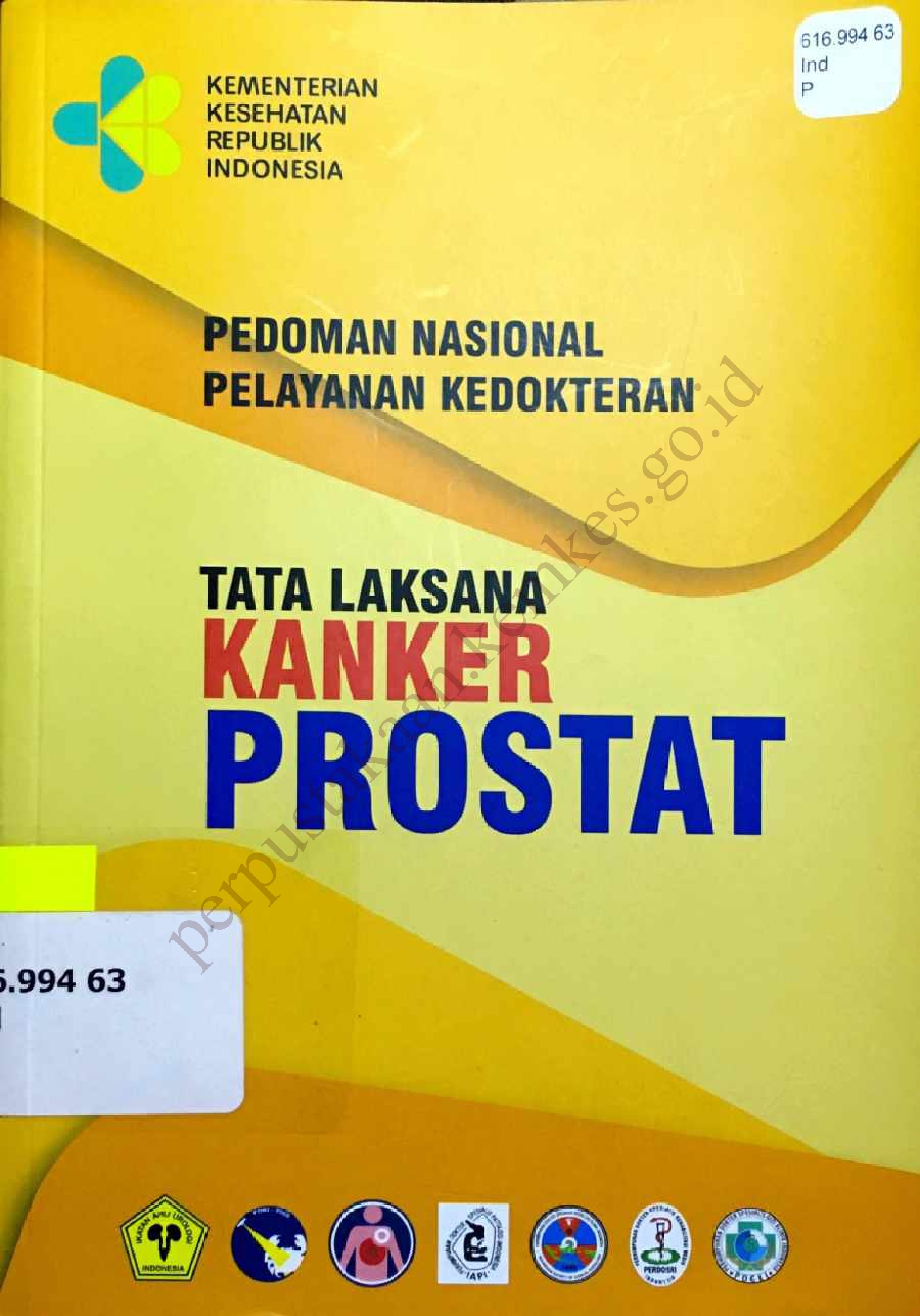 Pedoman Nasional Pelayanan Kedokteran Tata Laksana Kanker Prostat