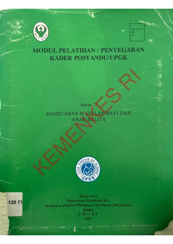 Modul pelatihan /peyegaran kader posyandu_UPGK bagian D