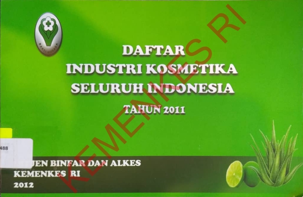 daftar industri kosmetika seluruh Indonesia tahun 2011