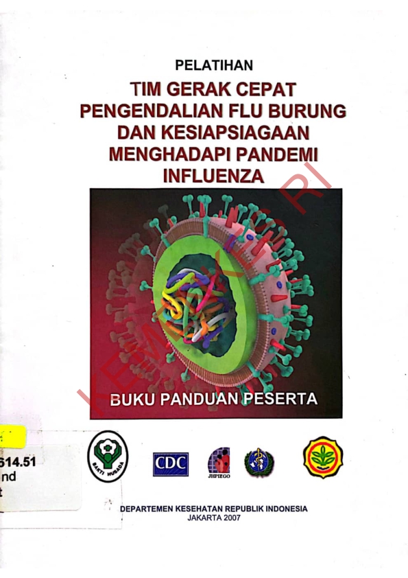 Tim gerak cepat pengendalian flu burung dan kesiapsiagaan menghadapi pandemi influenza